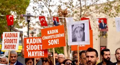 Kadın cinayetleri Seferihisar'da protesto edildi