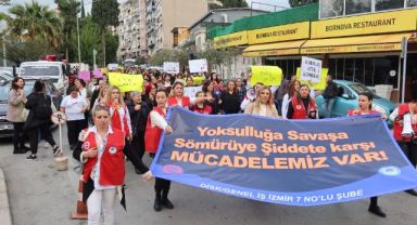 Kadınlar Bornova’dan ses yükseltti