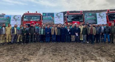 Kınık'ta Milli Ağaçlandırma Günü'nde fidan dikildi