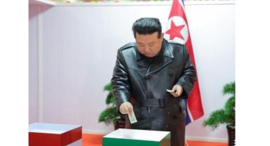 Kuzey Kore lideri Kim yerel seçimlerde oy kullandı