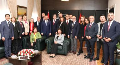 Yücel ve eski il yöneticilerden CHP Liderine ziyaret