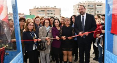 Çiğli'de kadınların işleteceği kafe hizmete girdi