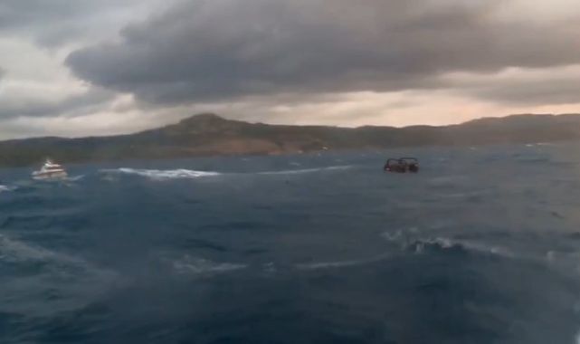 Ege’de ölümle burun buruna...O anlar kamerada