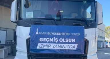 İzmir’den Hatay’a kırtasiye seti, bot ve mont desteği