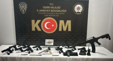 KAFES-18 Operasyonu İzmir ayağında iki suç örgütü çökertildi