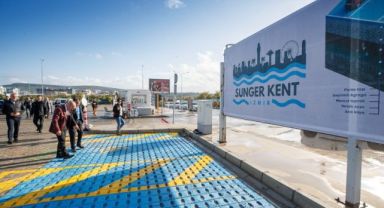 Türkiye’nin ilk sünger otoparkı İzmir’de