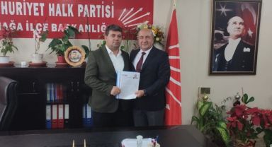 Yakup Öztürk, Aliağa’da CHP’den aday adayı