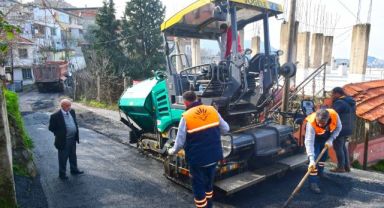 2023'te 20 bin tondan fazla asfalt serildi