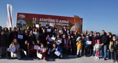 Aliağa'da Atatürk'ü Anma Oryantiring Şampiyonası düzenlendi
