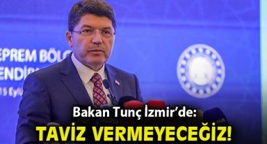 Bakan Tunç'tan İzmir Adliyesi'ne yönelik saldırıda şehit olan Fethi Sekin ve Musa Can'a duygusal anma