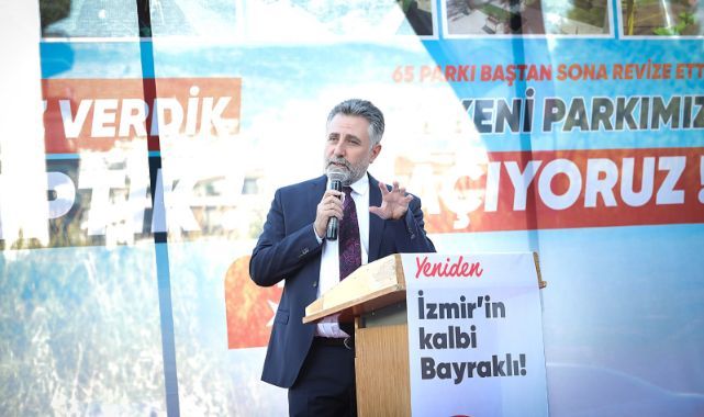 Bayraklı Belediyesi’nden bir park açılışı daha… Sandal: Adı Fethi Sekin olacak!