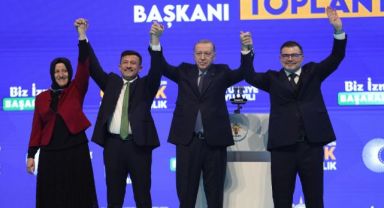 Cumhurbaşkanı Erdoğan İzmir'de… Başkan adayları tanıtıldı!