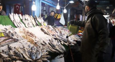 Hava şartları balık tezgahlarını etkiledi