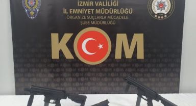 Silahlar Bornova'da, şüpheliler Torbalı'da yakalandı