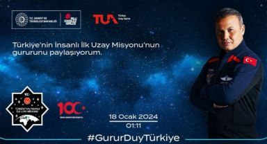 Türkiye’nin insanlı ilk uzay misyonu için hatıra bileti