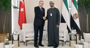 Cumhurbaşkanı Erdoğan, BAE Devlet Başkanı Al Nahyan ile görüştü