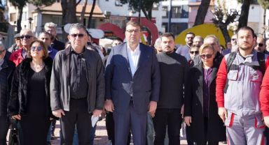 Depremde hayatını kaybedenler Seferihisar’da anıldı