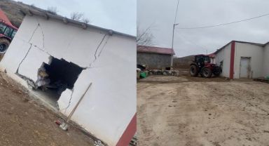 Direksiyonu kitlendi duvara girdi