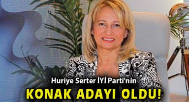 Huriye Serter İYİ Parti'nin Konak adayı oldu!