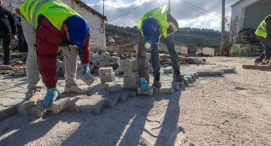İZSU’dan Dikili, Bergama ve Kınık’ta üstyapı çalışması