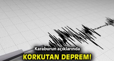Karaburun açıklarında 4.2 büyüklüğünde deprem