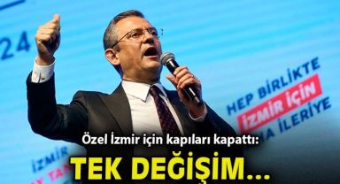 Özel İzmir için kapıları kapattı: Tek değişim…