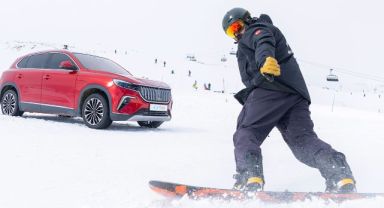 Togg T10X kar pistine çıktı