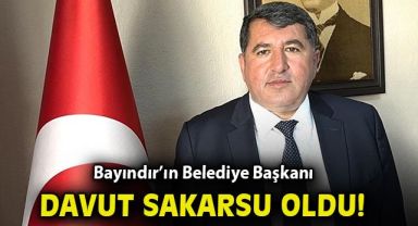 Bayındır'ın yeni Belediye Başkanı Davut Sakarsu oldu!