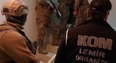 İzmir'de suç örgütü lideri 'Maraz'a ve çetesine operasyon