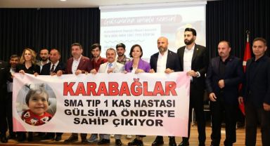 İzmir'deki Egeliler Derneği'nden Gülsima Bebek'e Destek