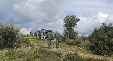 İzmir Urla'da askeri helikopter düştü