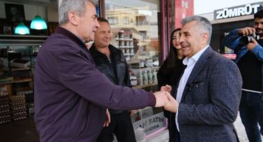 Karabağlar Adayı Tunç'tan her eve doğalgaz sözü!