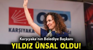 Karşıyaka'nın yeni Belediye Başkanı Behice Yıldız Ünsal oldu!