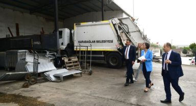 Başkan Kınay mesaiye Temizlik İşleri Şantiyesinde başladı