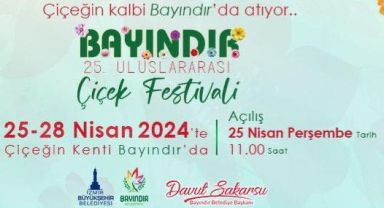 Bayındır Çiçek Festivali 25.kez kapılarını açacak!
