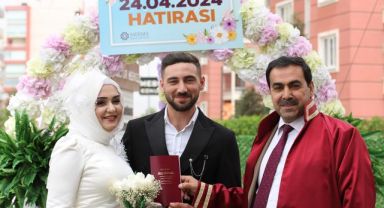 Evlenen çiftlerin tercihi: 24.04.2024