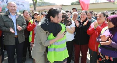 Filiz Başkan belediye emekçileriyle bayramlaştı