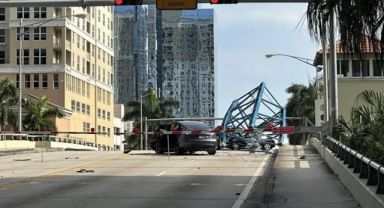 Florida’da vinç aracın üstüne düştü: 1 ölü