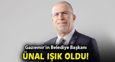 Gaziemir'in yeni Belediye Başkanı Ünal Işık oldu!