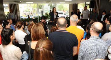 Karşıyaka Belediye Başkanı Ünsal’dan personel buluşması