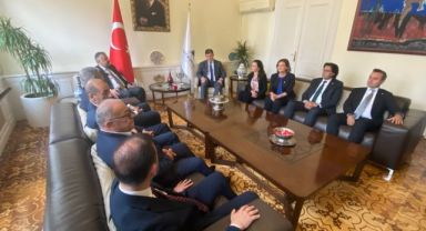 CHP'nin Egeli başkanlarından Tugay'a ziyaret! Kim ne mesajlar verdi?