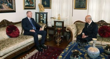 Cumhurbaşkanı Erdoğan, Bahçeli ile görüştü