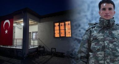 Iğdırlı şehidin baba evine Türk bayrağı asıldı