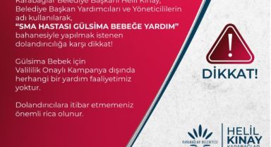 Karabağlar Belediyesi'nden dolandırıcılık uyarısı