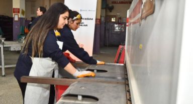 Meslek Fabrikası, kadın oksijen kaynakçıları yetiştiriyor
