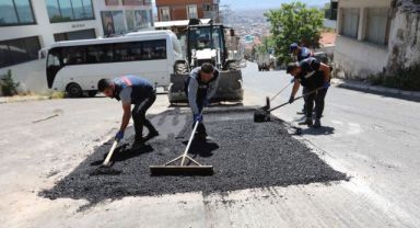 Bayraklı'da asfaltlama seferberliği!