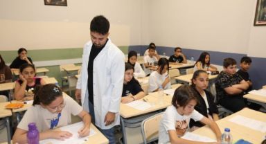 Bayraklılı öğrencilerin sınav heyecanı