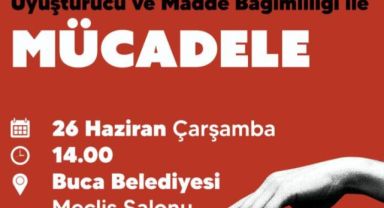 Buca’da uyuşturucu ile mücadele paneli