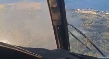 Dikili'de korkutan yangın... Müdahale devam ediyor!