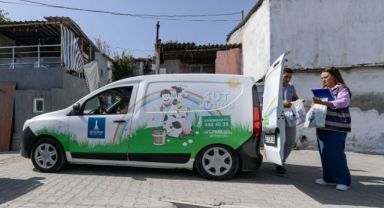 İzmir Büyükşehir Belediyesi süt dağıtımına başladı
